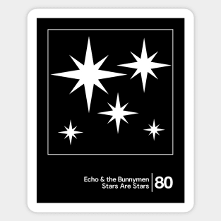 Echo & The Bunnymen / Minimal Graphic Design Tribute Sticker